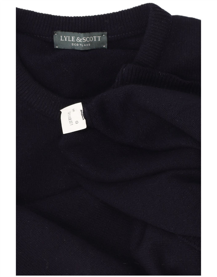 Lyle & Scott Pull Col Ras du Cou Homme Bleu Marine Moyen