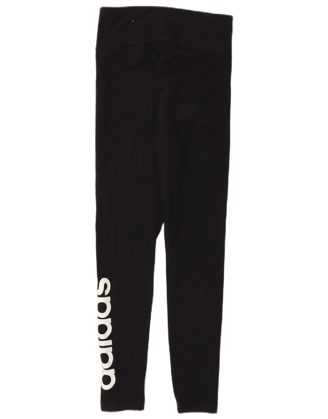 Adidas Leggings graphiques pour femme UK 8/10 Petit coton noir