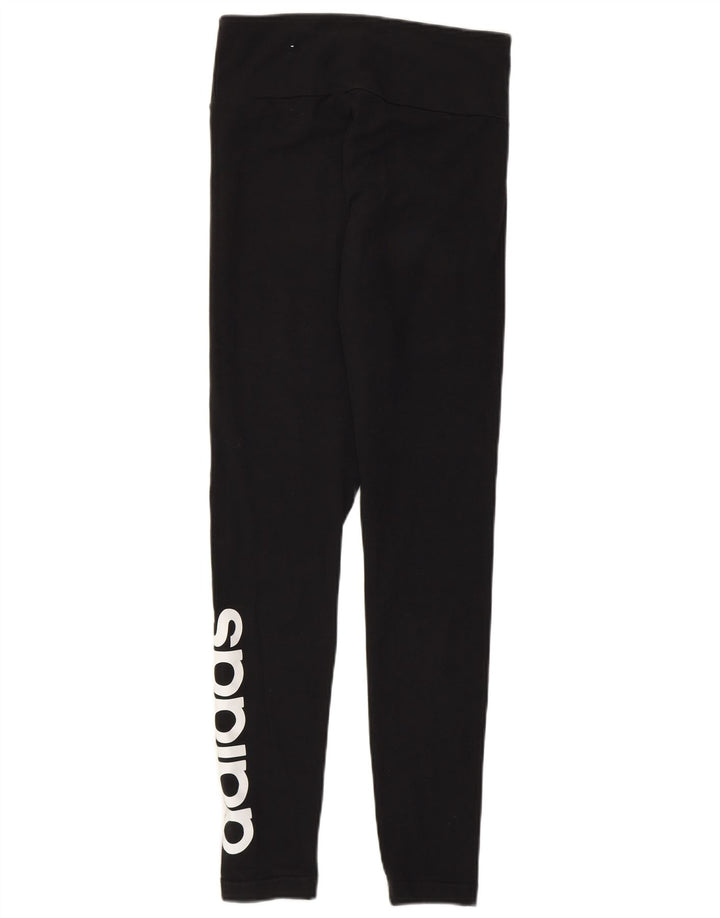 Adidas Leggings graphiques pour femme UK 8/10 Petit coton noir
