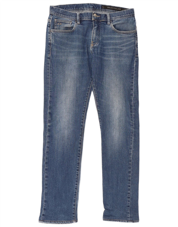 Armani Femme Jean Slim W30 L30 Bleu Coton
