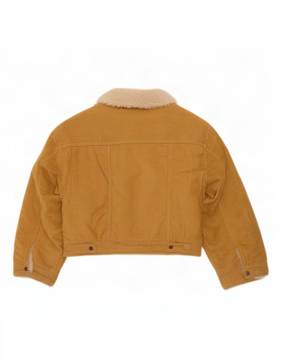 Levi's Veste surdimensionnée en velours côtelé Sherpa pour femme UK 10 Small Beige