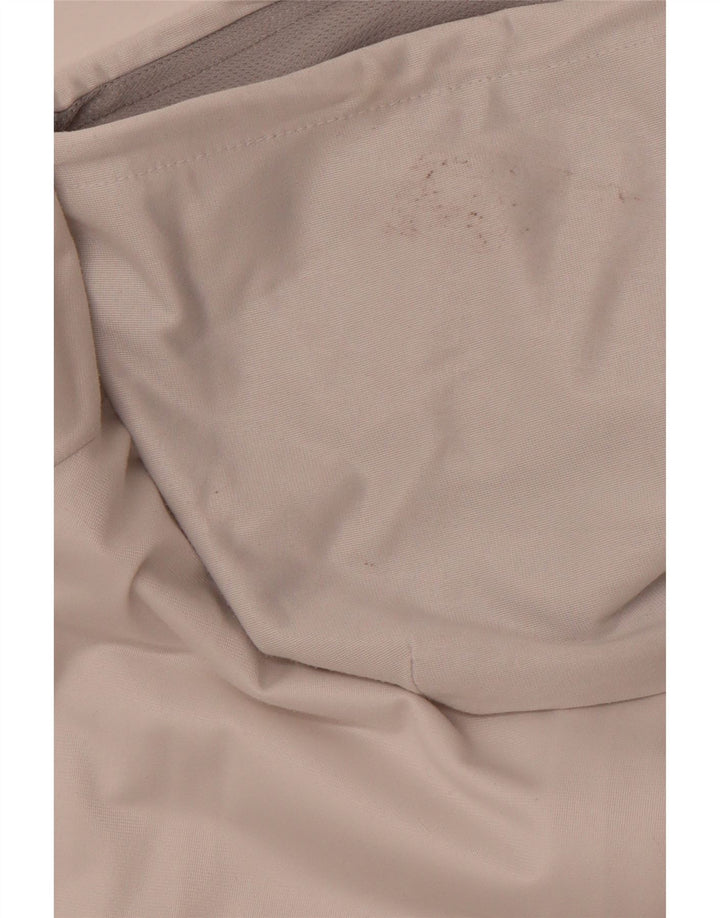 NIKE Pull à capuche zippé pour femme UK 10/12 Blanc moyen