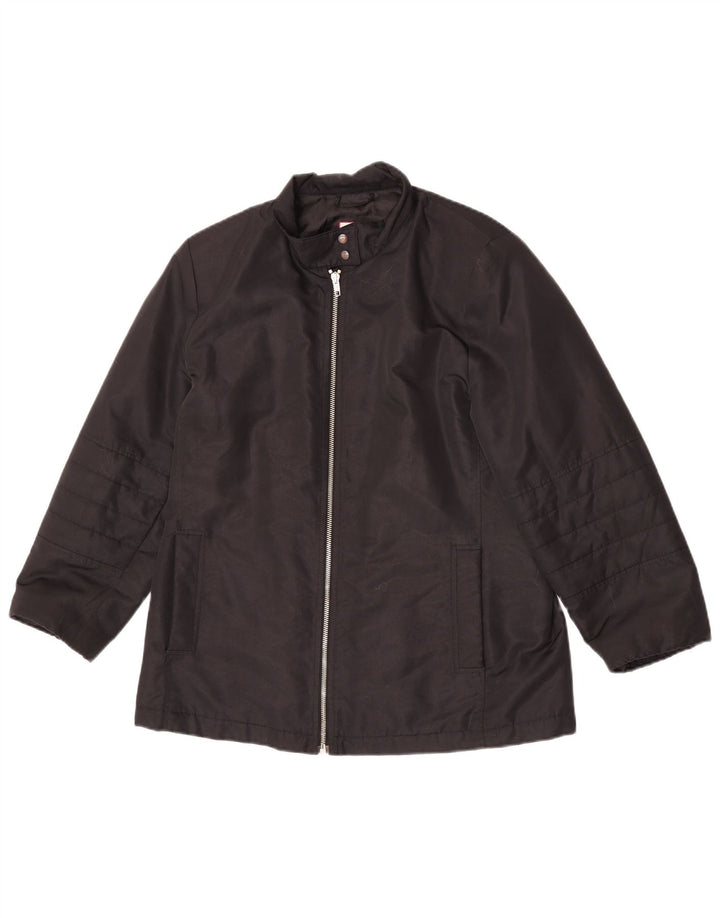 Max & Co. Veste coupe-vent pour femme UK 14 Large Noir