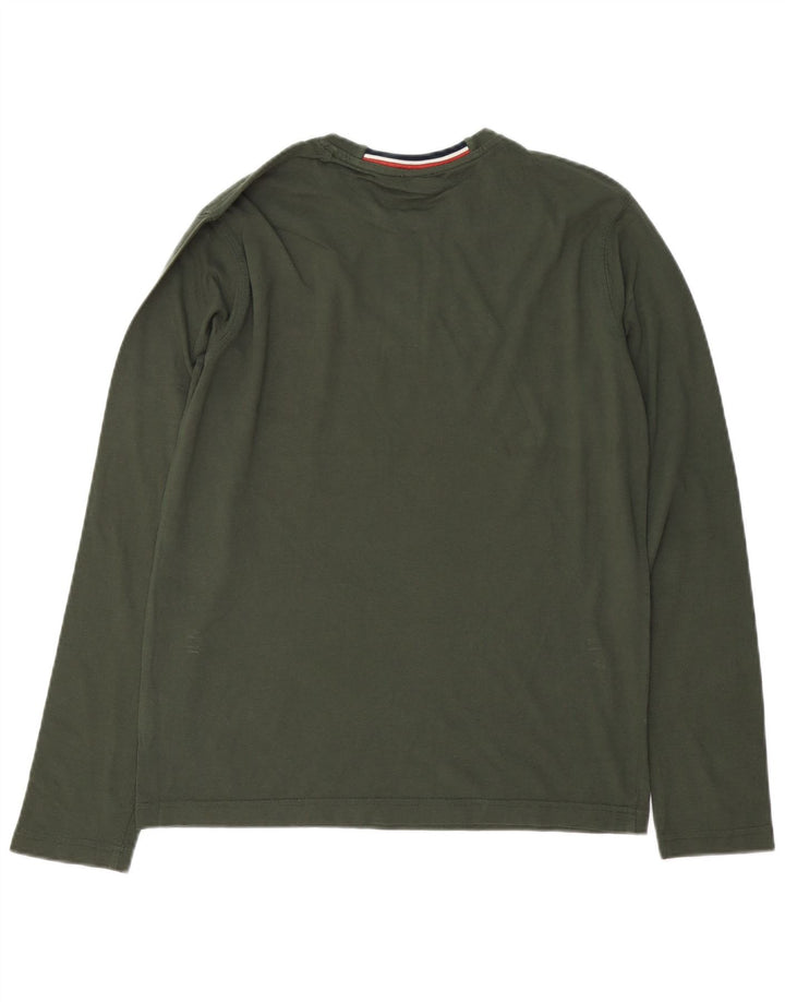 U.S. Polo Assn. Top Homme Manches Longues Coton Kaki Moyen