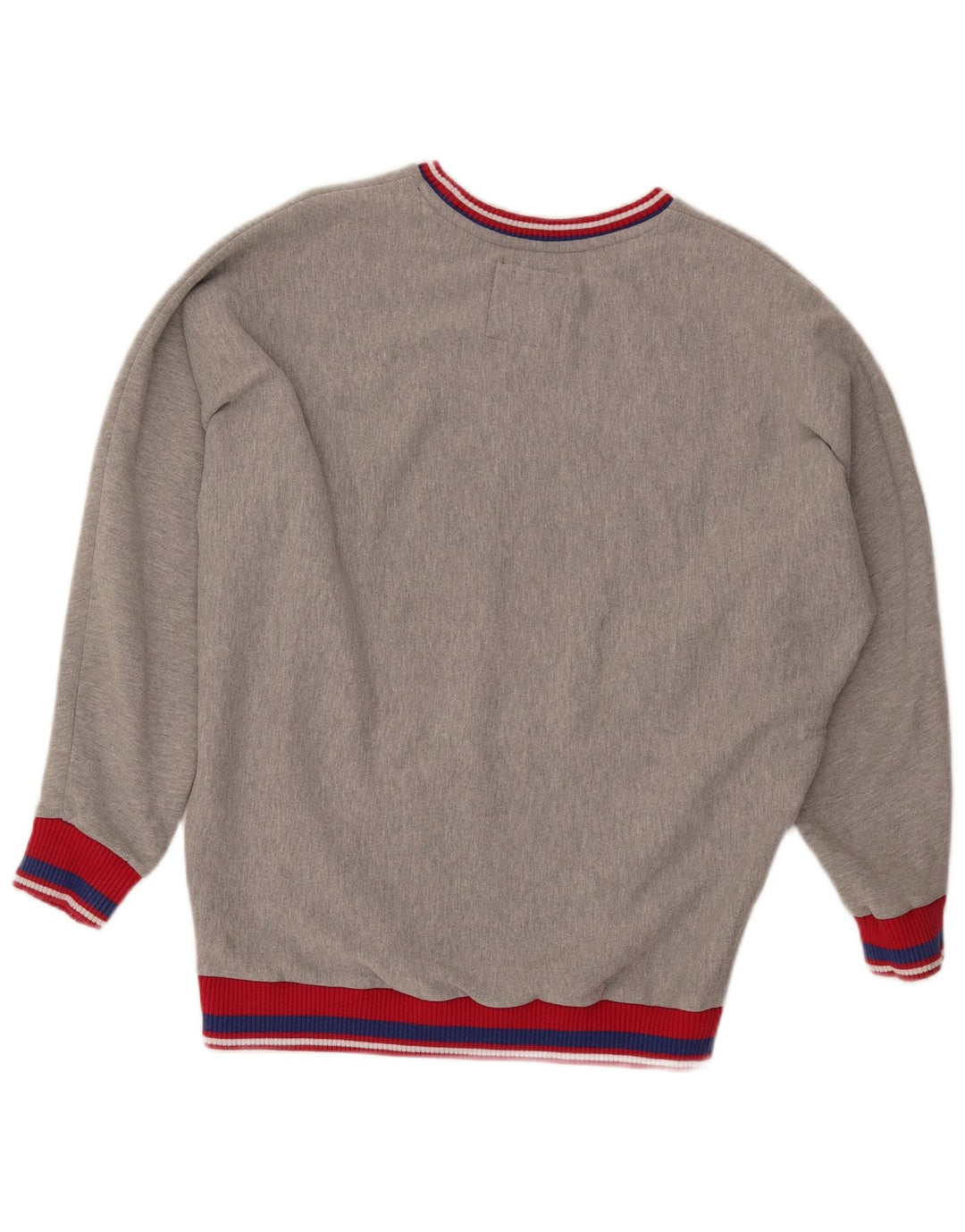 SUPERDRY Sweat-shirt graphique pour femme UK 8 Small Gris Colourblock