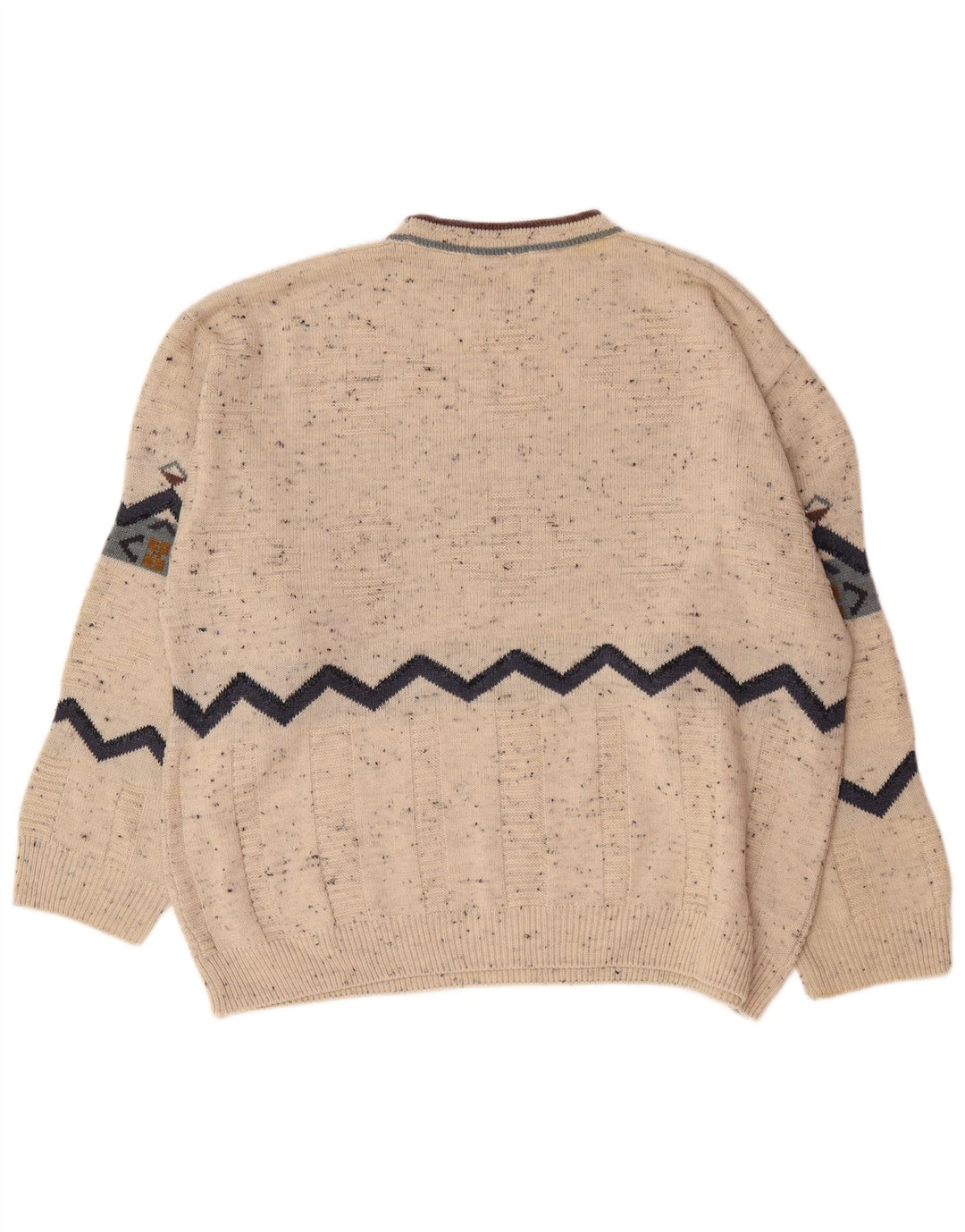 Marks & Spencer Pull à col rond St. Michael pour homme Beige XL