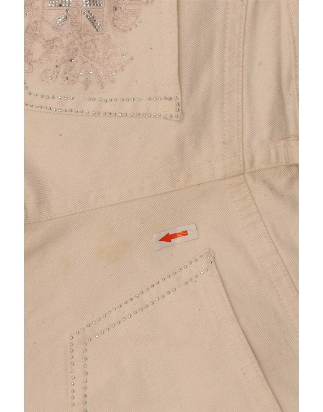 Jean droit femme Richmond W29 L33 coton blanc