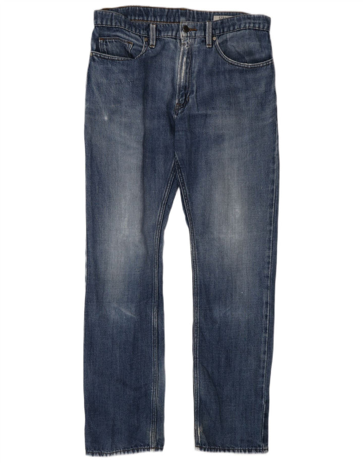 Marks & Spencer Jean droit homme W32 L31 bleu coton
