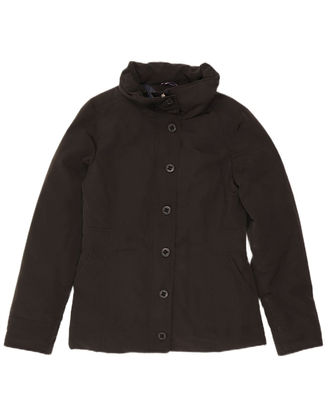 Tommy Hilfiger Veste matelassée pour femme UK 14 Medium Noir Polyester