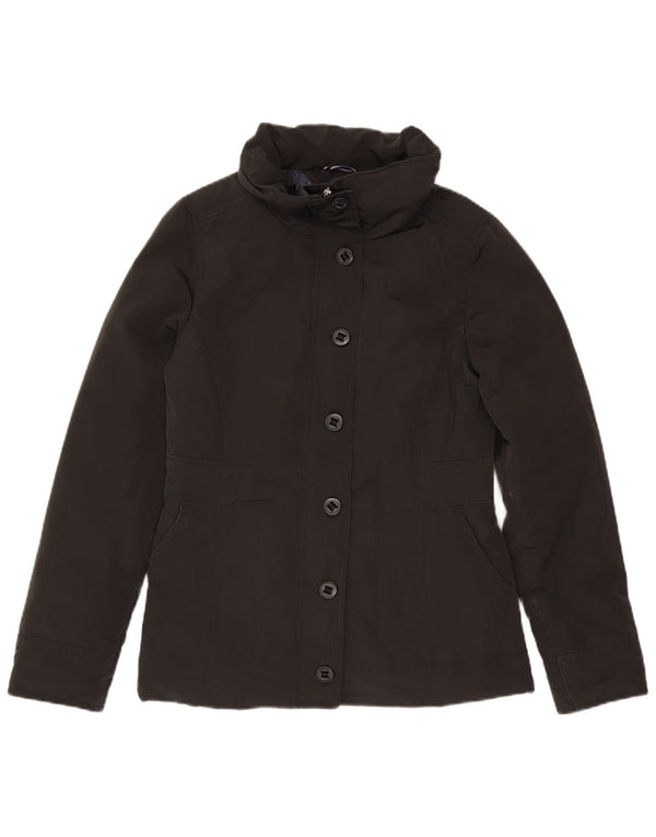 Tommy Hilfiger Veste matelassée pour femme UK 14 Medium Noir Polyester