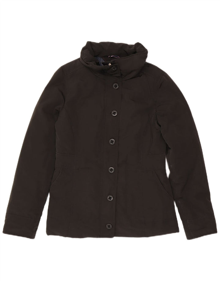 Tommy Hilfiger Veste matelassée pour femme UK 14 Medium Noir Polyester