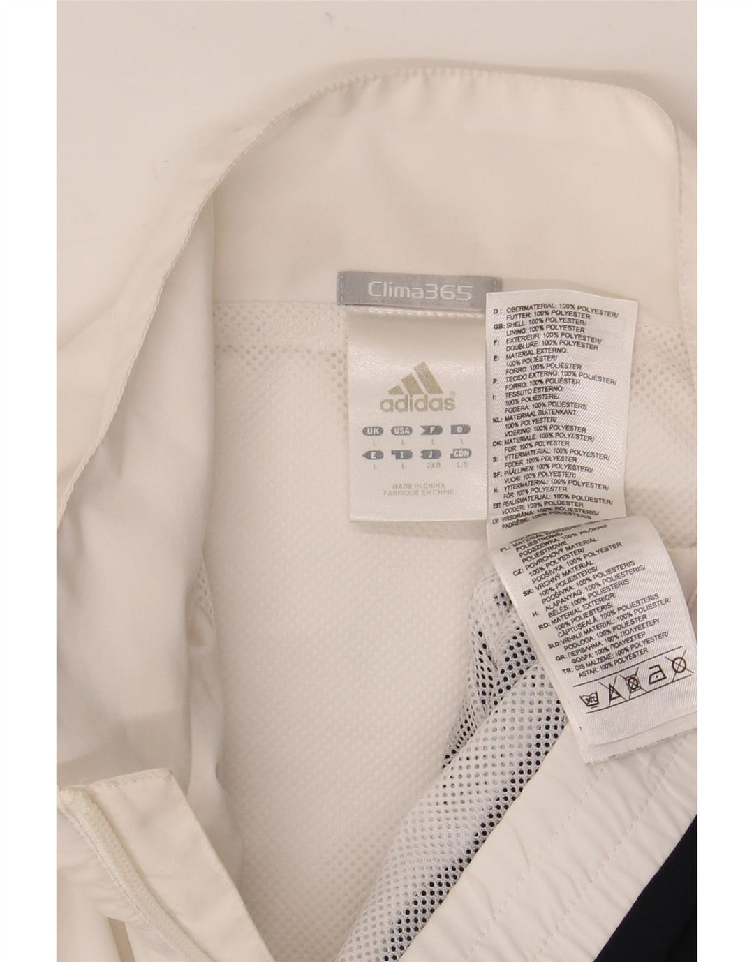 ADIDAS Veste de survêtement Clima 365 pour homme Grand Blanc Colorblock