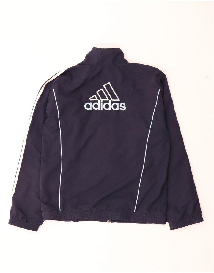 ADIDAS Veste de survêtement graphique pour homme UK 36/38 Small Bleu marine