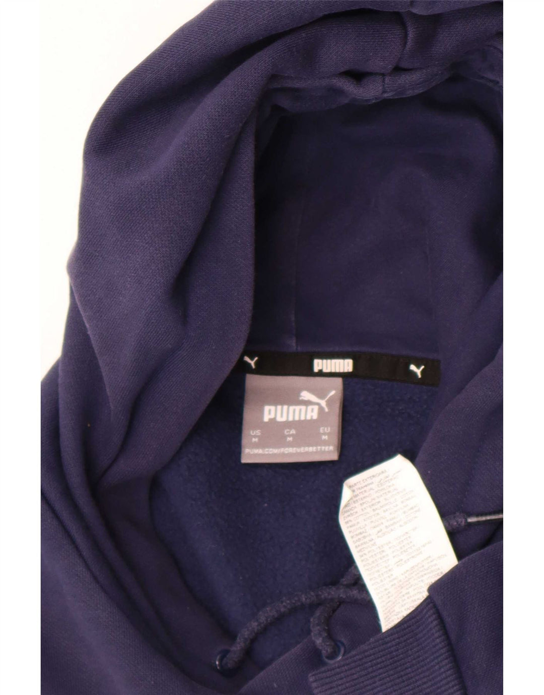 Puma Pull à Capuche Graphic Homme Bleu Marine Moyen Coton