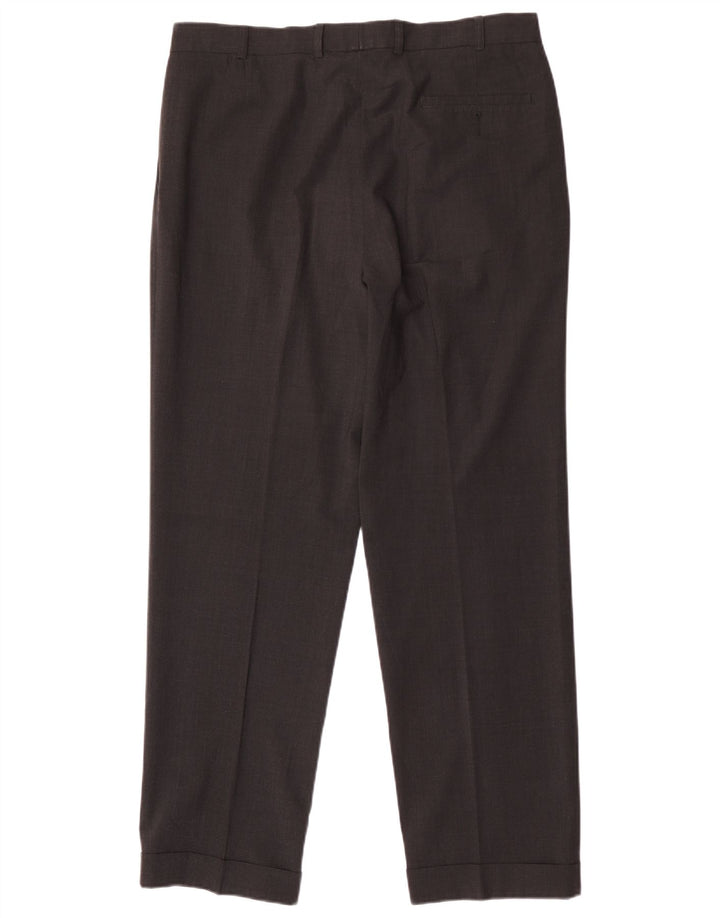 Marks & Spencer Pantalon de costume pour homme W36 L31 Gris Polyester