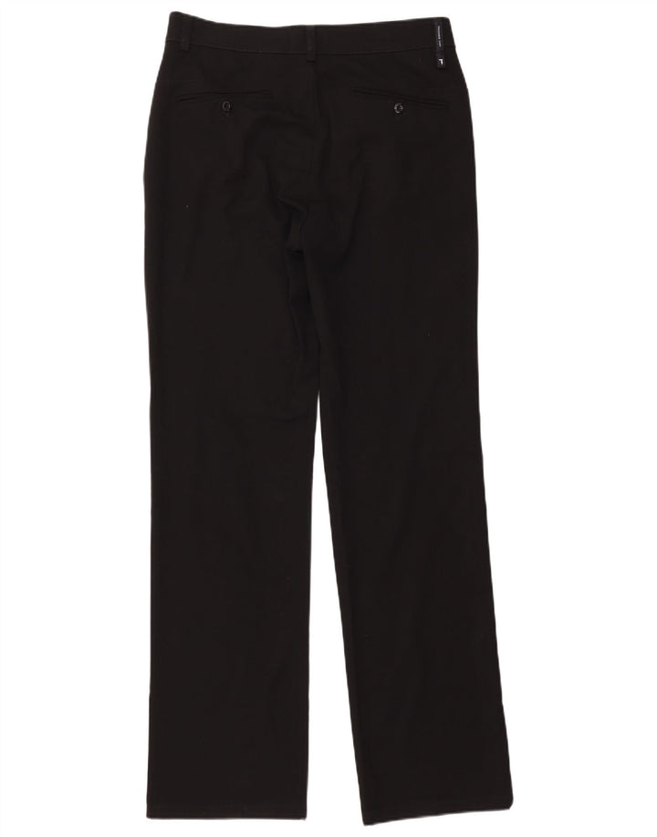 Trussardi Pantalon décontracté droit IT 50 Large W32 L34 Noir Polyester