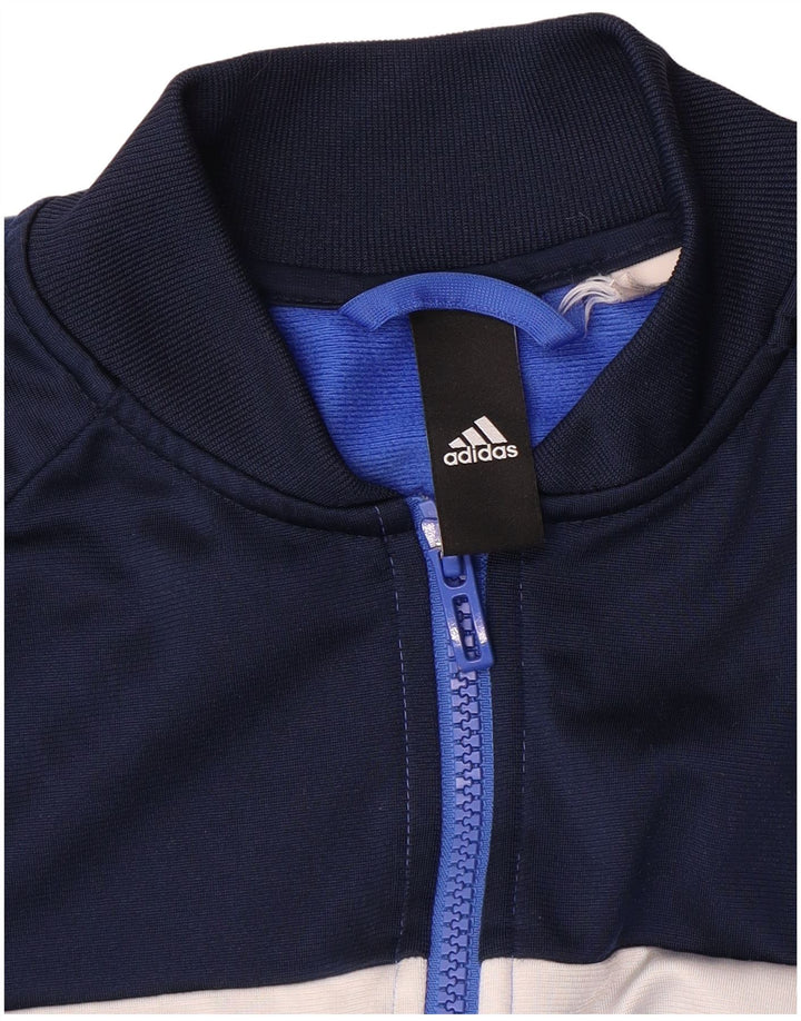 Adidas Veste de survêtement pour homme Bleu marine moyen Colourblock