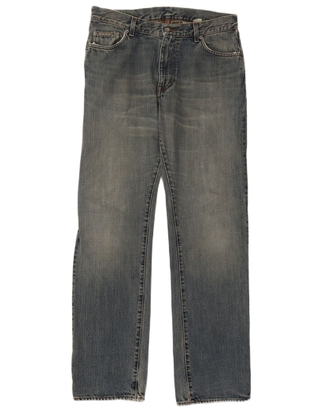 Calvin Klein Jean droit femme W34 L34 bleu coton