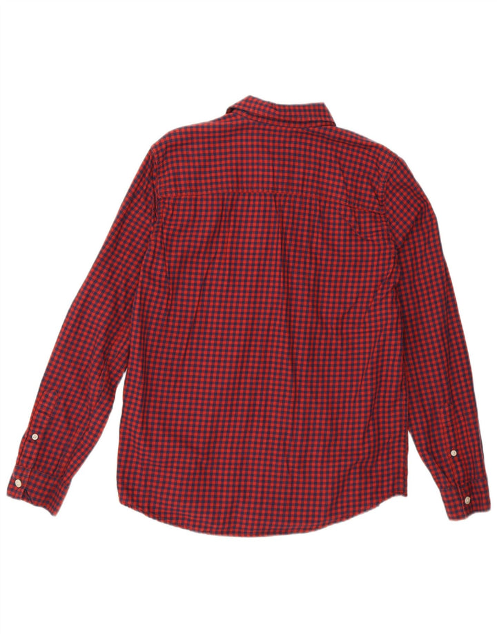 Abercrombie & Fitch Chemise Garçon 15-16 ans Rouge Vichy Coton