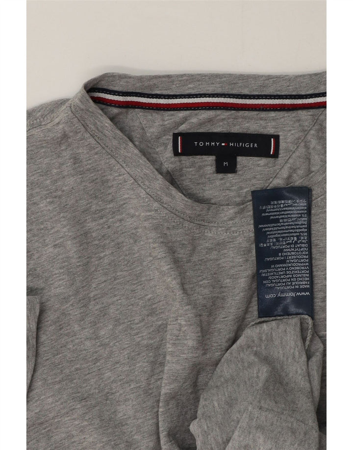 Tommy Hilfiger T-Shirt Homme Gris Moyen Moucheté Coton
