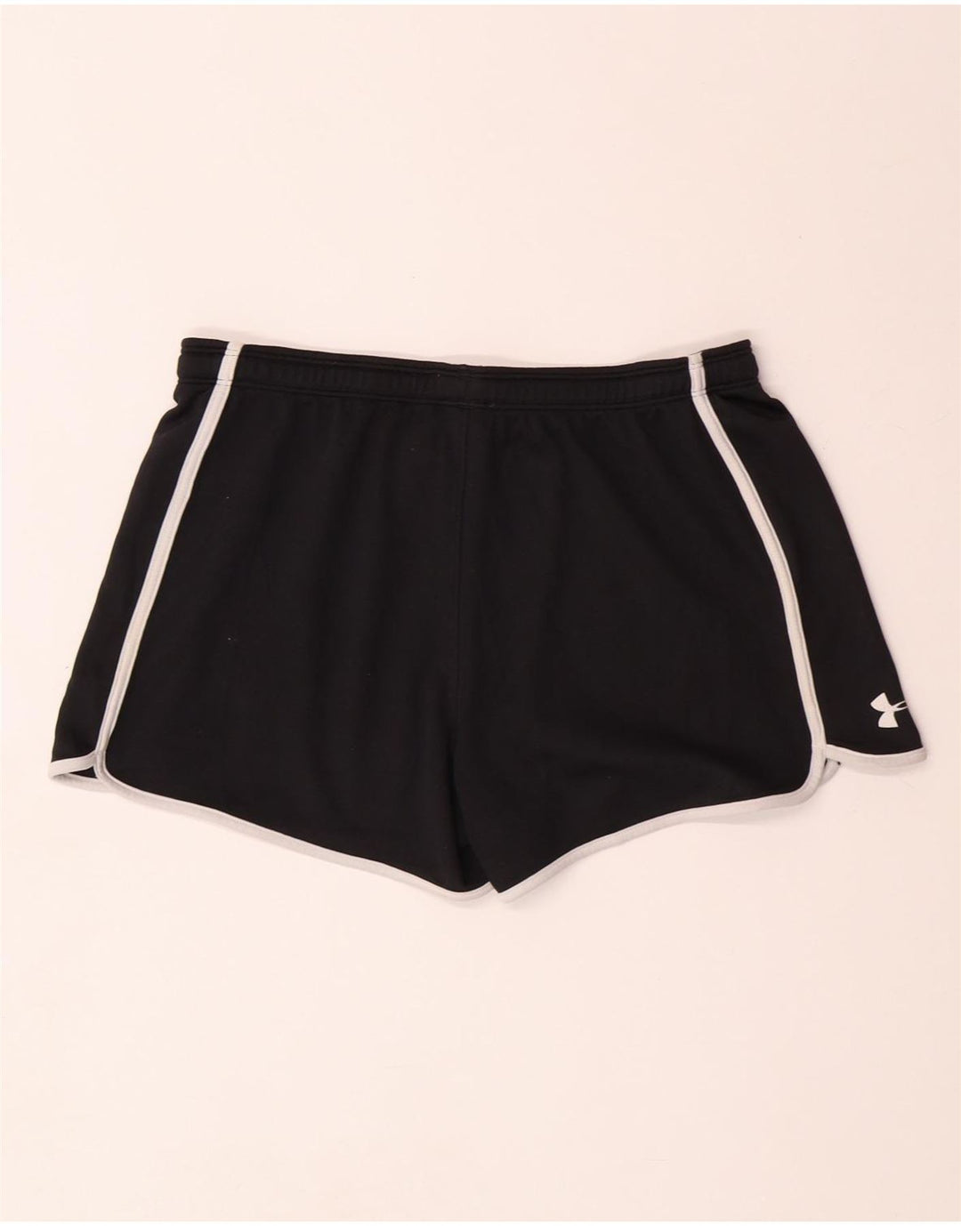 UNDER ARMOUR Short de sport Heat Gear Graphic pour femme UK 14 Noir moyen