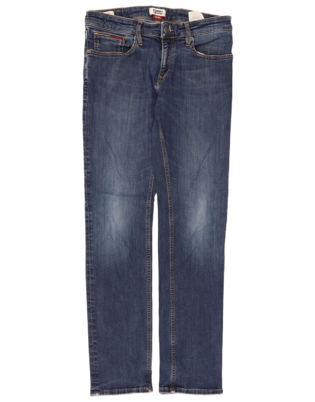 TOMMY HILFIGER Jean Slim Homme W32 L32 Bleu Coton