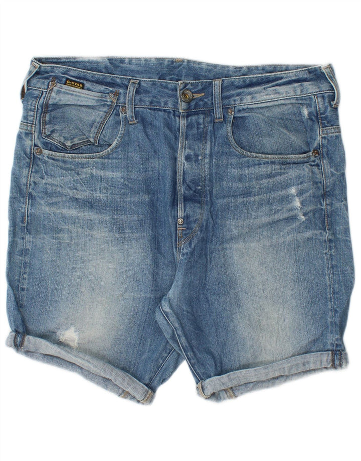 G-Star Short en jean W32 bleu moyen en coton pour homme