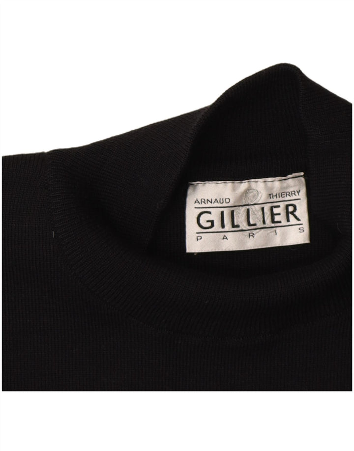 Arnaud & Thierry Gillier Pull col roulé pour femme UK 14 Medium Bla