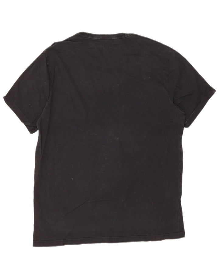 CONVERSE T-Shirt Graphique Homme Bleu Marine Moyen Coton