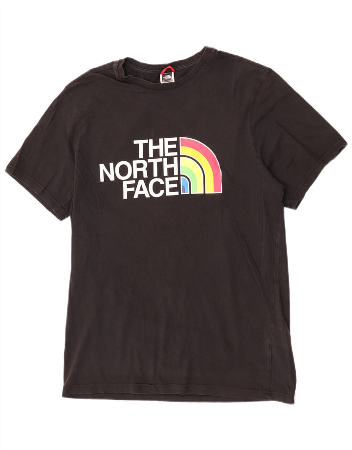 The North Face T-shirt graphique pour homme en coton noir moyen