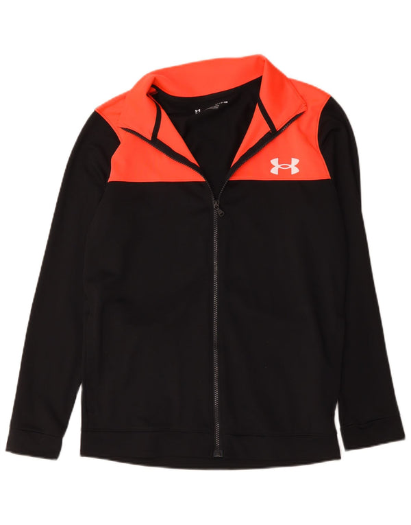 Under Armour Veste de Survêtement Ajustée Homme Noir Small Colorblock