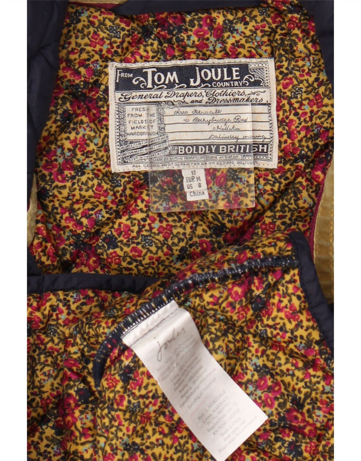 Tom Joule Veste matelassée pour femme UK 12 Medium Navy Blue Polyamide