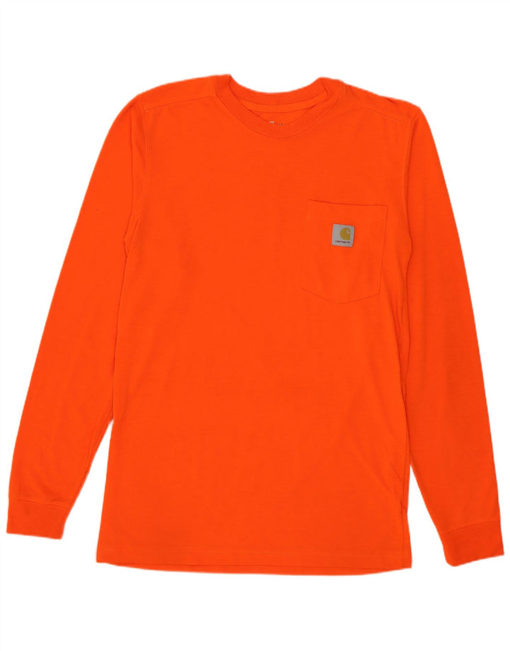 Carhartt Haut à manches longues pour homme Petit polyester orange
