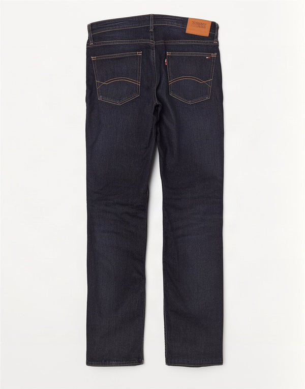 Tommy Hilfiger Jean droit homme W34 L34 bleu marine coton