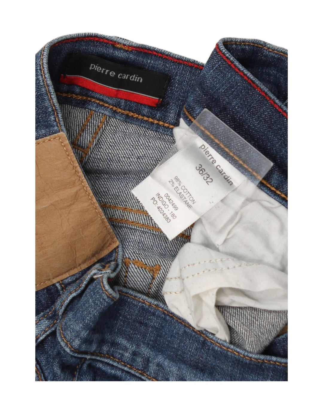 Pierre Cardin Jean Slim Homme W36 L32 Bleu Coton