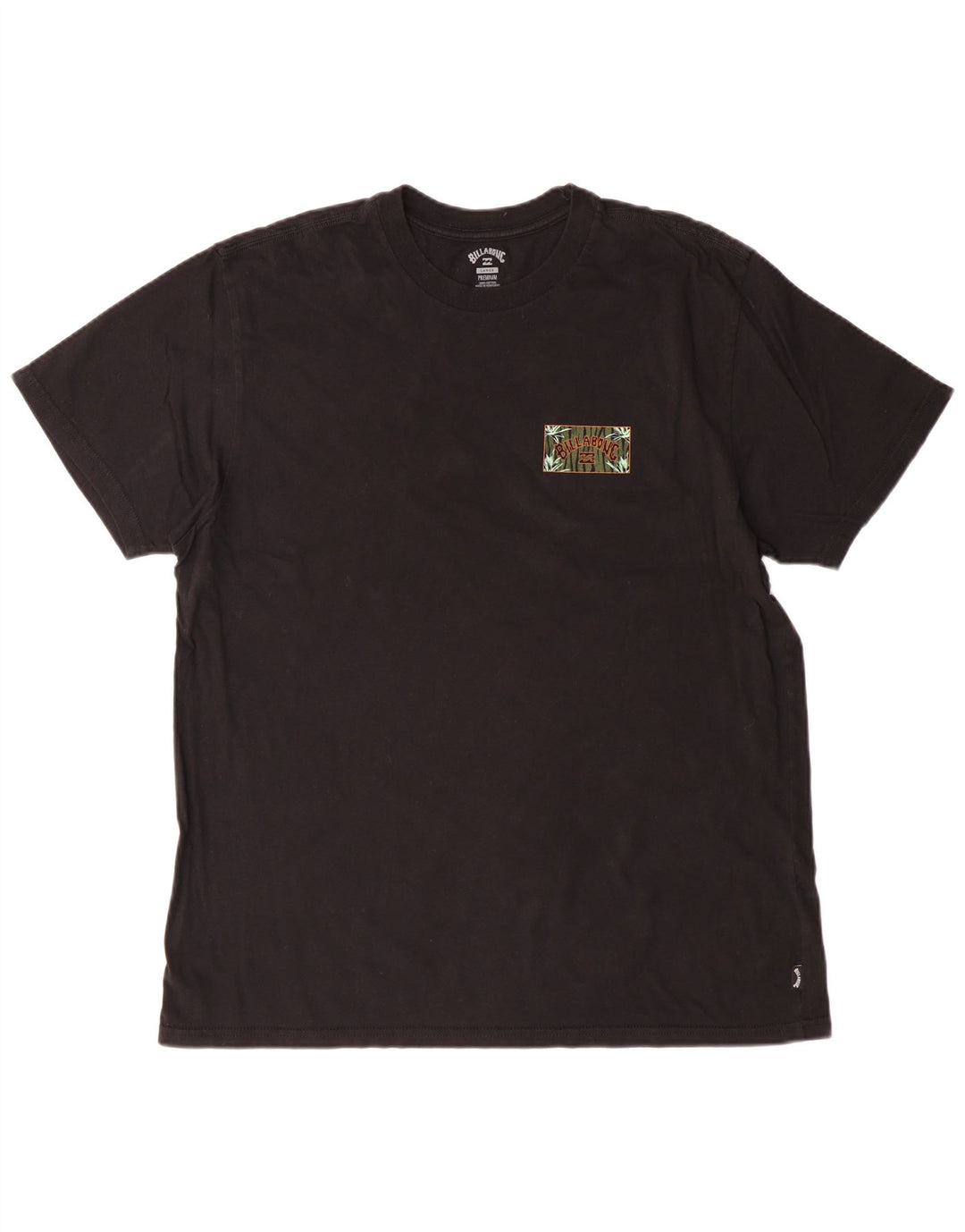Billabong Mens Graphic T-Shirt Top Large Noir Coton