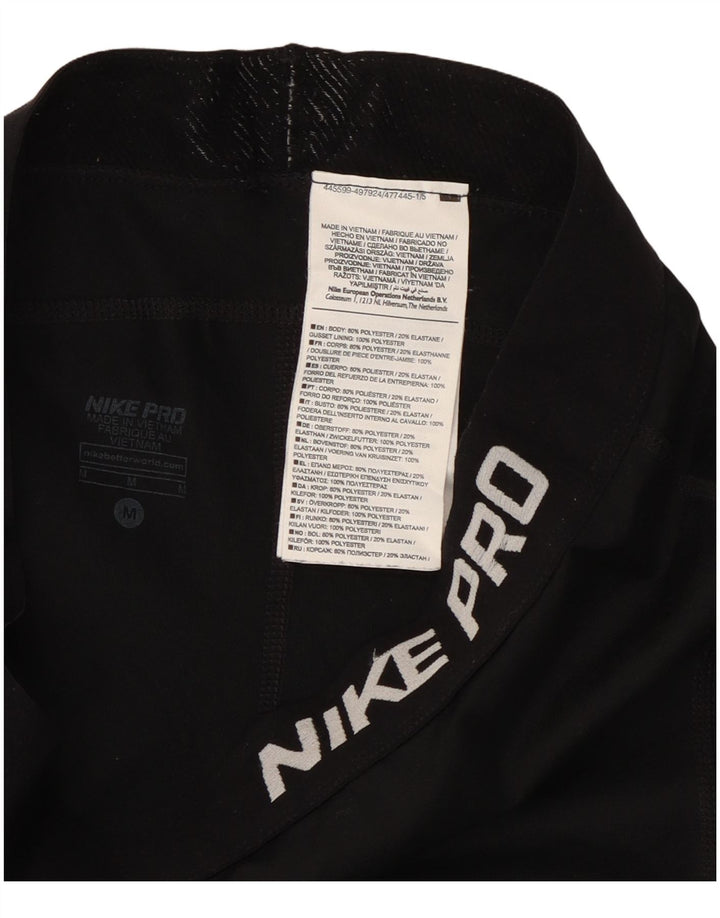 Nike Legging Capri Dri Fit Graphic pour femme UK 12 Noir moyen Polyester