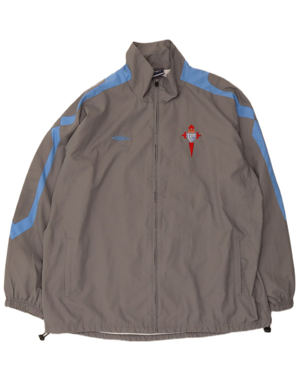 Umbro Veste de Pluie Homme UK 42 XL Gris Colorblock Polyester