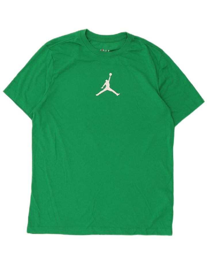 Jordan T-Shirt Homme Vert Moyen Coton