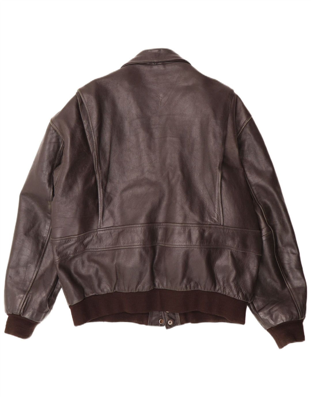 AVIATRIX Veste en cuir Flight pour homme UK 42 XL marron en cuir motard