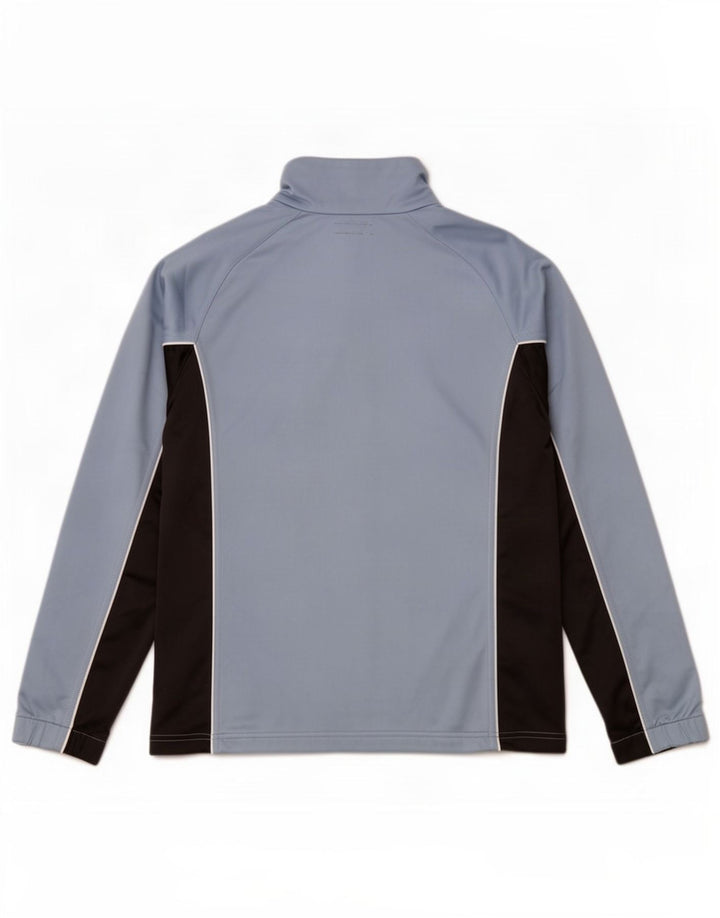 Diadora Veste de survêtement pour femme UK 16 Large Bleu Colorblock Polyester