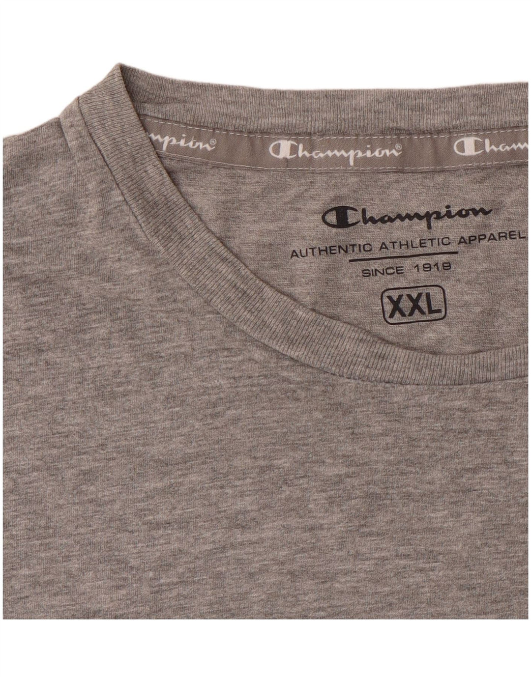 Champion T-Shirt Homme Top 2XL Gris Moucheté