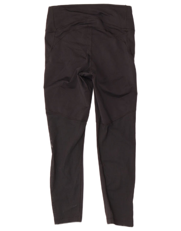 Nike Legging court Dri Fit pour femme UK 8 Small Noir Polyester