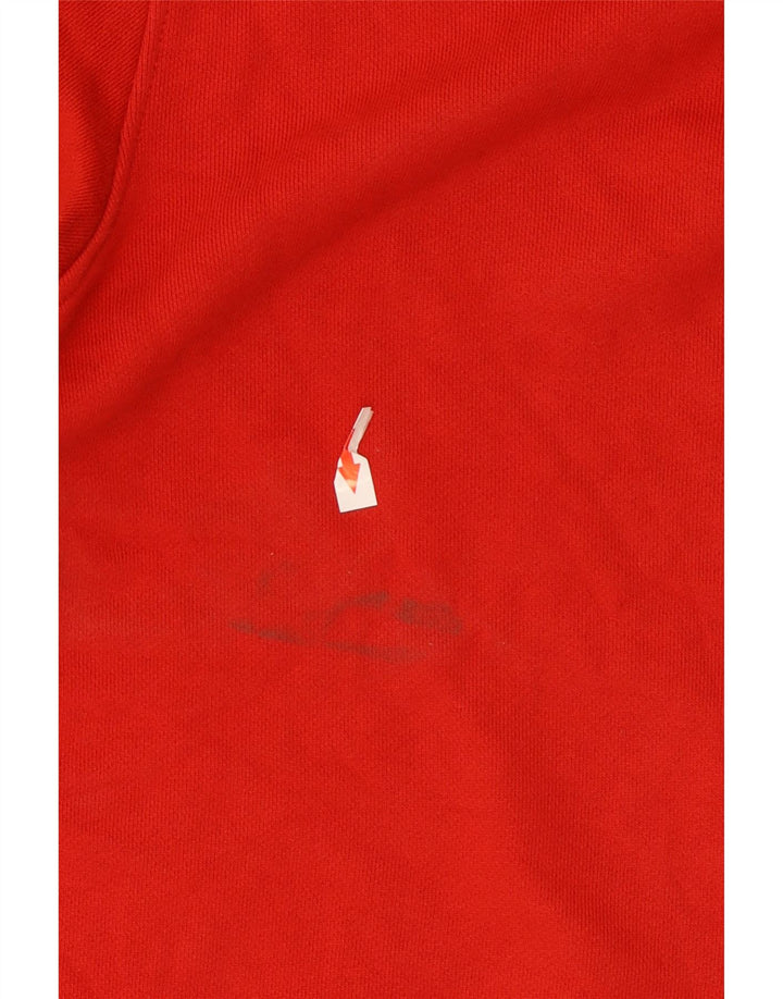 Tommy Hilfiger Sweat-shirt graphique coupe régulière pour homme XL Rouge Coton