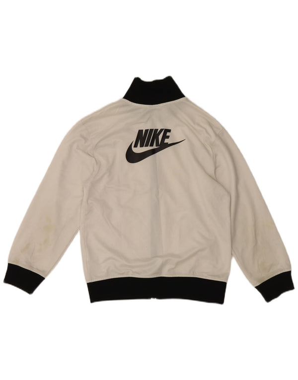 Nike Veste de survêtement pour garçon 10-11 ans Blanc moyen Colourblock Sports