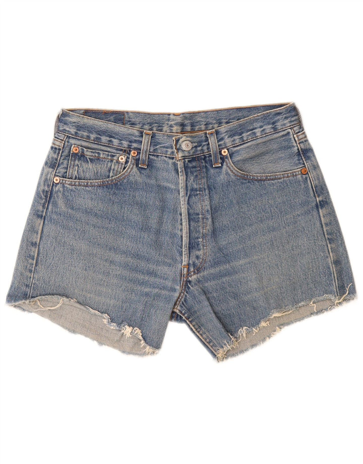 Levi's Short en Jean 501 Femme W32 Large Bleu