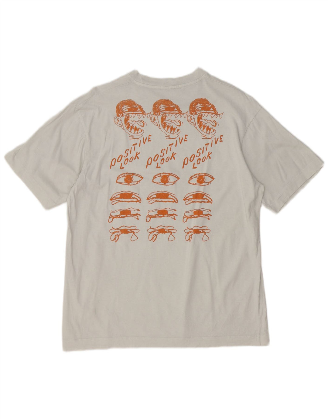 Zara T-shirt graphique pour femme UK 16 Large Blanc