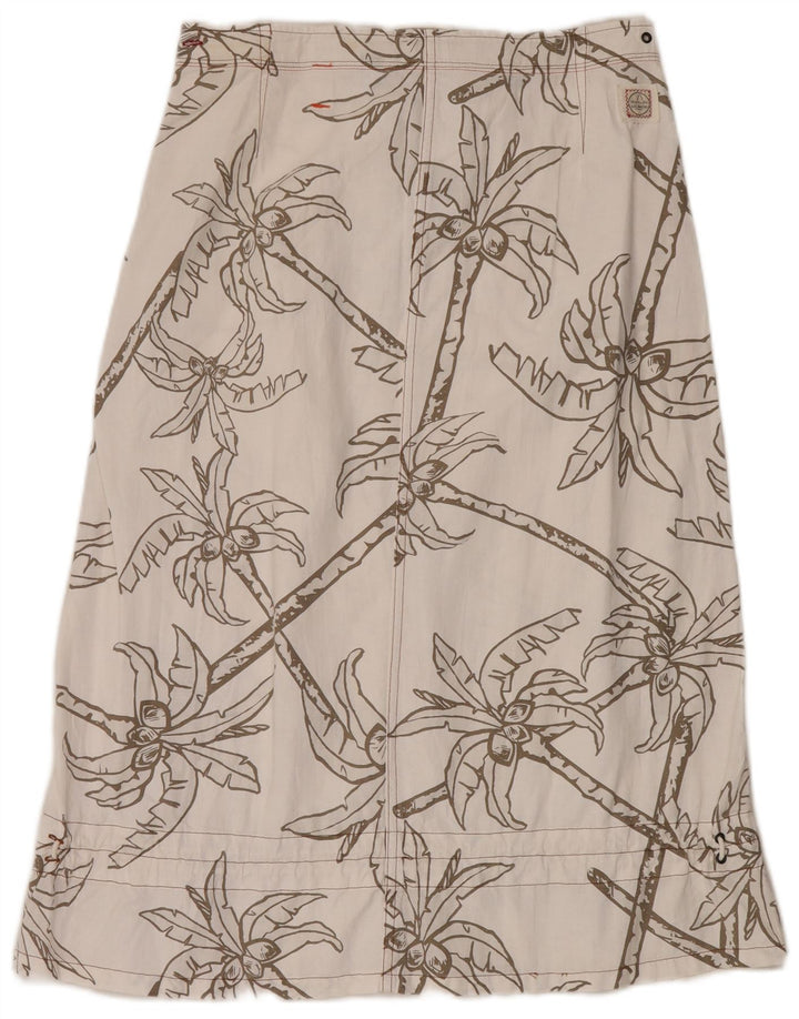 Murphy & Nye Jupe longue W30 en coton floral blanc moyen pour femme