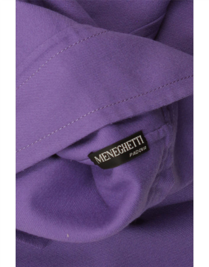 VINTAGE Femme 4 Bouton Blazer Veste UK 16 Grand Violet