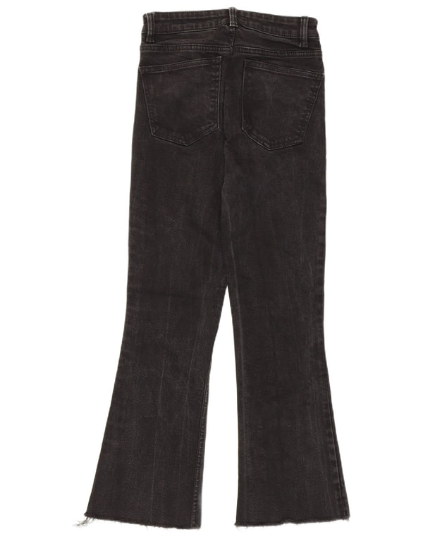 Zara Jean évasé femme EU 36 XS W26 L26 coton noir